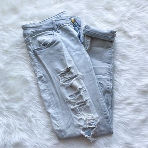 American Eagle Ripped Skinny Jeans